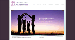 Desktop Screenshot of miamiwomencare.com