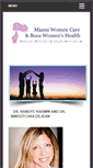 Mobile Screenshot of miamiwomencare.com